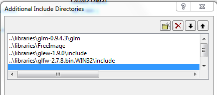 Edited paths of the included directories