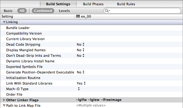 Xcode OpenGL setup 7