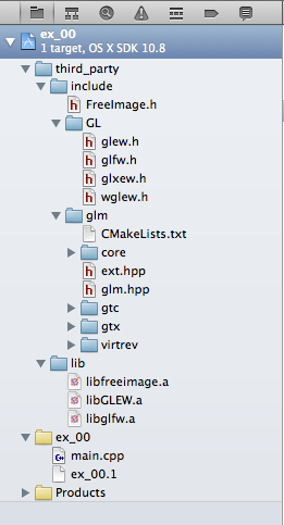 Xcode OpenGL setup 4