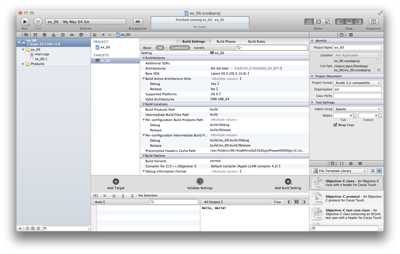 Xcode OpenGL setup 1