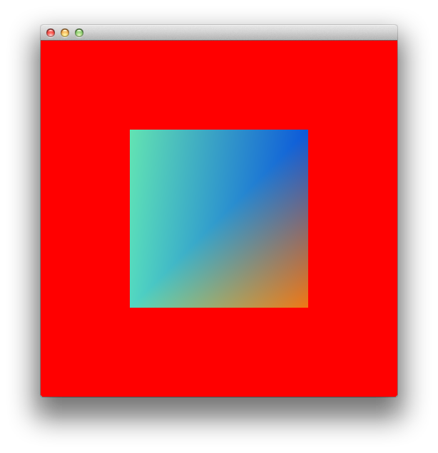 Square filled with color