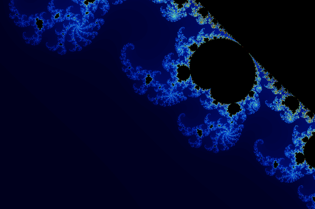 Triple Mandelbrot zoom in
